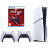 PS5 Slim 1 im Paket mit Spiderman 2 + zusätzlichem Controller